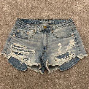 American Eagle Hi-Rise Jean Shorts